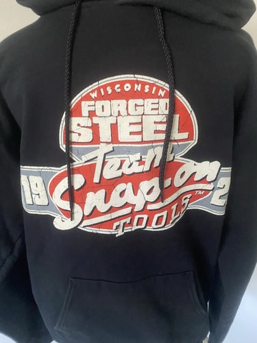 Team Snap-On Tools,Pullover Hoodie,Wisconsin Forged Steel 1920 Med, Pit/pit 21” - Picture 2 of 4