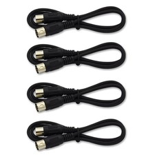 Anti-Interference MIDI Cable Male to Male 5 Pin DIN Plug 3-Feet 100 Brand New