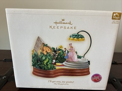 Hallmark Keepsake Light Sound Movement 2006 Wizard of Oz I'll Get You My Pretty