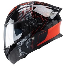 Helmets Full Face for Men Women Adult Smoked Sunshield A Ant Red XX-Large