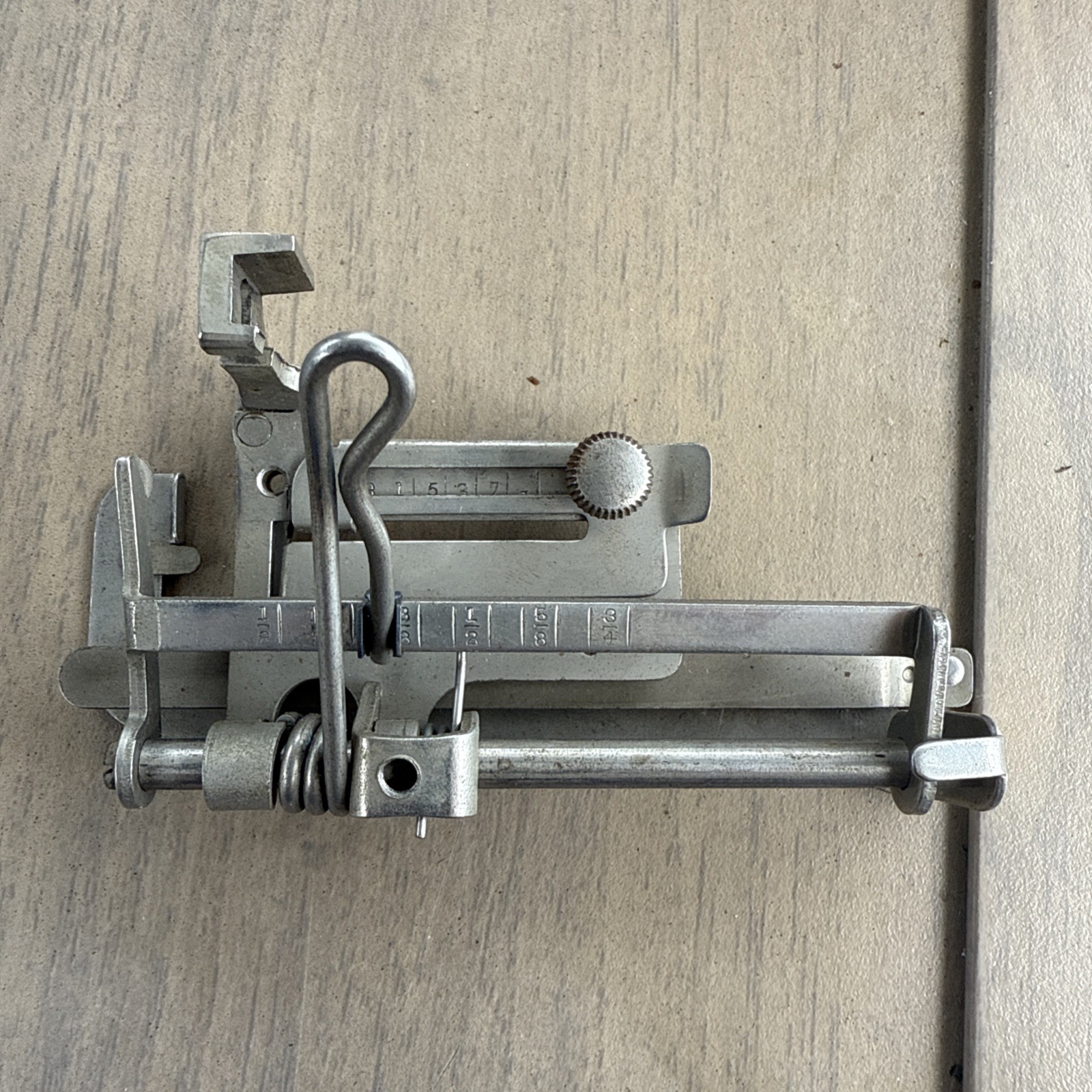 Antique Singer Sewing 1889 Oak Puzzle Styling Box with Attachments