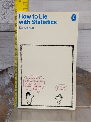 How to Lie with Statistics by Darrell Huff 1973 Paperback Book