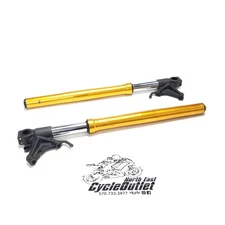 2017 17-20 YAMAHA YZF R6 OEM FRONT FORKS FORK SHOCK SUSPENSION SET PAIR *BENT