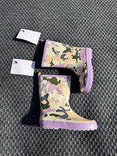 K-Way Wellies Camo Lilac/Pink Size 32