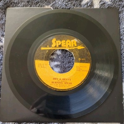 Burning Spear - Dry & Heavy / School Days Spear Records 16750 VG Rare Reggae 