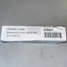QTY 2 Prime-Line U 9847 Patio Sliding Door Loop Lock Increase Home Security