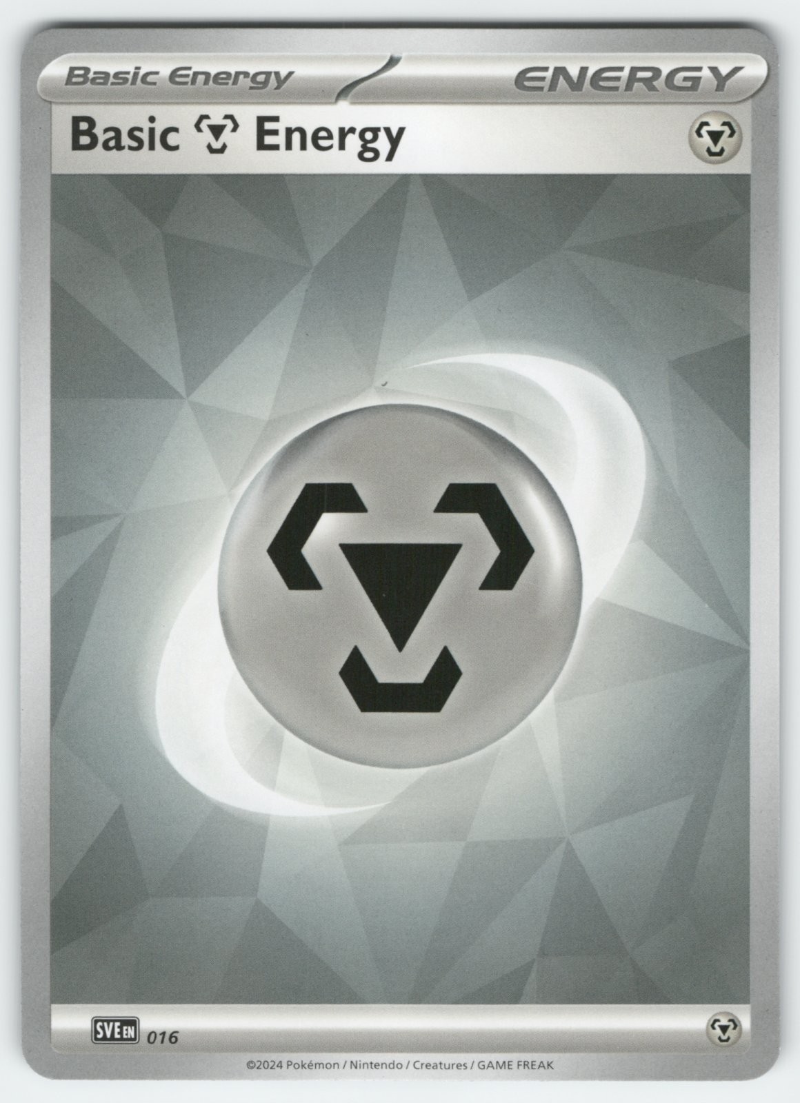 Pokemon TCG | Basic Metal Energy |#16 SVE: Scarlet & Violet Energies | English