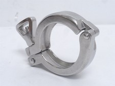 246575 New-No Box; Sanitube 13IS-200 Sanitary Clamp; SS-304; Size: 2"; Hinged