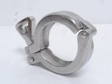 246575 New-No Box; Sanitube 13IS-200 Sanitary Clamp; SS-304; Size: 2"; Hinged