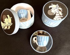 NICI Espressotassen Zsa Zsa ZEBRA SET 2 Stück in OVP unbenutzt