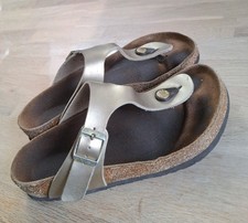 Tolle Birkenstock Zehentrenner Gr. 36 * Gold * Top  Zustand