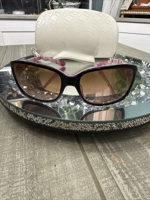 Authentic Oakley Sunglass Discreet  Black Brown Lenses Breast  Cancer Awareness