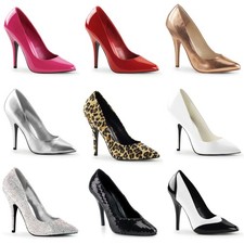 Pleaser 5" Casual Pointed Toe Stiletto Heels Shoes Adult Women Seduce/420 425