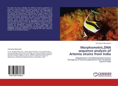 Morphometric,DNA sequence analysis of Artemia strains from India Vetriselvan Man