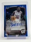 JOHN BLACKWELL 2025-26 BOWMAN CHROME U BLUE 1ST ROOKIE AUTO /150 Q2045