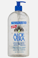 Fruit of the Earth Aloe Vera 100 Gel - 24oz 3 Pack 