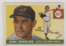 1955 Topps High # Gene Woodling #190 0z0n