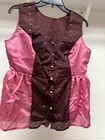 Pink maroon sleeveless silk  Kurti in medium to large  size,party  wear — photo 2