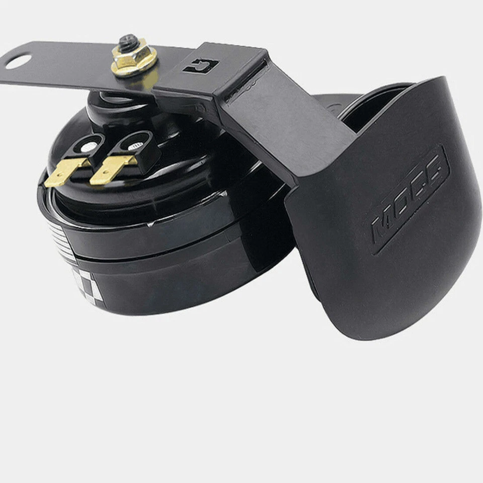 Bocina fuerte negra para motocicleta LWKDDT 12V para Kawasaki Vulcan 1700 VN1700A Voyager Foto 3 de 4