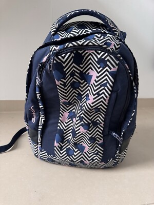 SATCH / Fond-Of Rucksack Stoney Mony blau rosa Zickzack Top Zustand