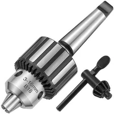 Heavy Duty 5/8" Drill Chuck with K32 Chuck Key and MT2 Shank | #2 Morse Taper...