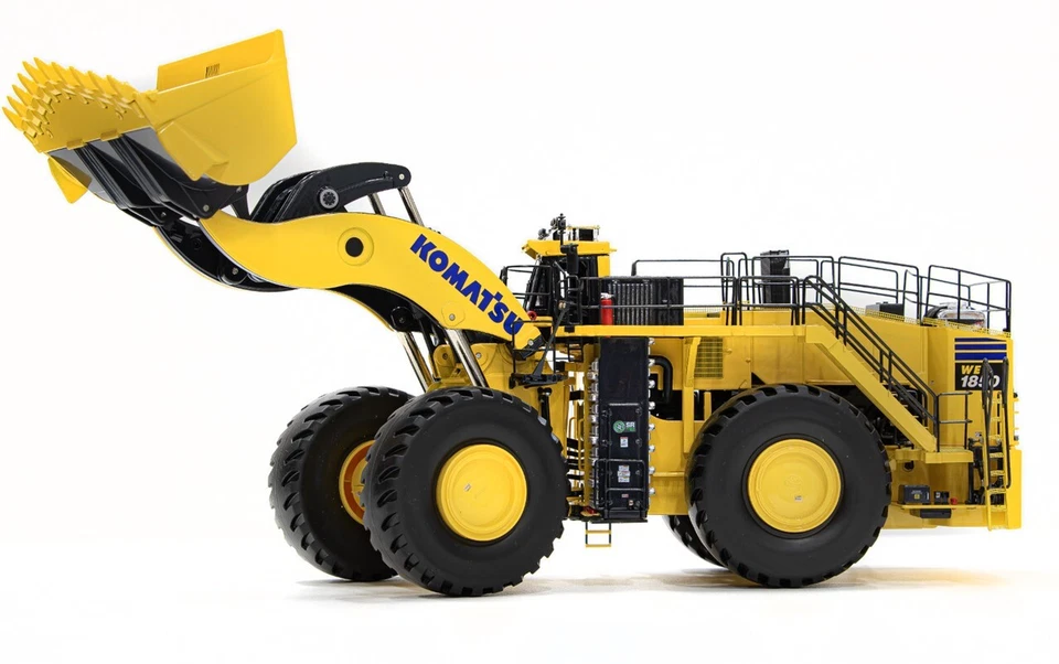 Komatsu WE1850 Wheel Loader - Weiss Bros 1:50 Scale Diecast Model #WBR034 New - Image 3 of 4