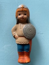 Vintage Rubber USSR Toy Doll Figure Collectible Marked Boy 7  