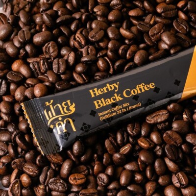 32in1 Instant Coffee Mix Herby Black Coffee Arabica, 0% Sugar (30