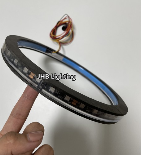 JHB 4PCS 15" Bluetooth Remote CHASING 1/2"Spacer Subwoofers Speaker Rings Lights - Picture 8 of 21