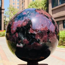 21.29LB Natural Beautiful Fireworks ball Quartz Crystal Sphere Healing 1082