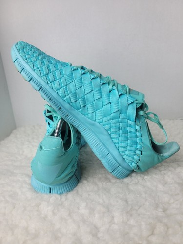 Nike Free Inneva Woven Tech SP Aqua/Kumquat Herren Größe 10,5 Sneaker 705797-448 - Bild 6 von 10