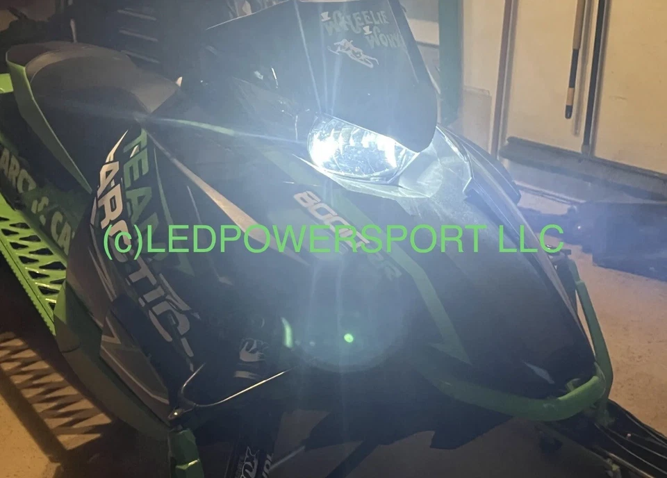 LED Headlight Upgrade Kit Arctic Cat Snowmobiles 2010 Sno Pro 500 Hi And Low - Image 4 of 4