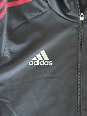 Adidas Qatar World Cup 2022 Black Track Jacket HC3450 Men's Sz