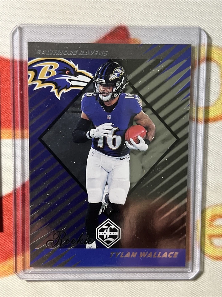 2021 Panini Limited Tylan Wallace RPA 99 /149 RC Baltimore Ravens #126 - Image 2 of 3