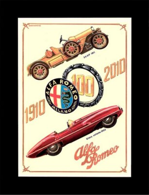 Poster Vintage Circuito Cremona - Affiche Publicitaire Automobile - Made In Italy