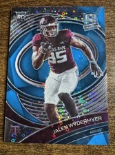 2022 Spectra Draft Picks Jalen Wydermyer Neon Blue Prizm RC /99 Texas A&M SP