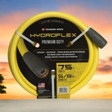 HydroFlex Premium Duty Garden Hose 5/8" x 75' Yard Lawn Care Heavy Duty Tools