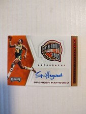 2019-20 Panini Chronicles - Hall of Fame Autographs Red #HF-SHD Spencer Haywood