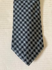 Gap Premium Authentic Men's Necktie Tie Silk Blue Black Made in USA