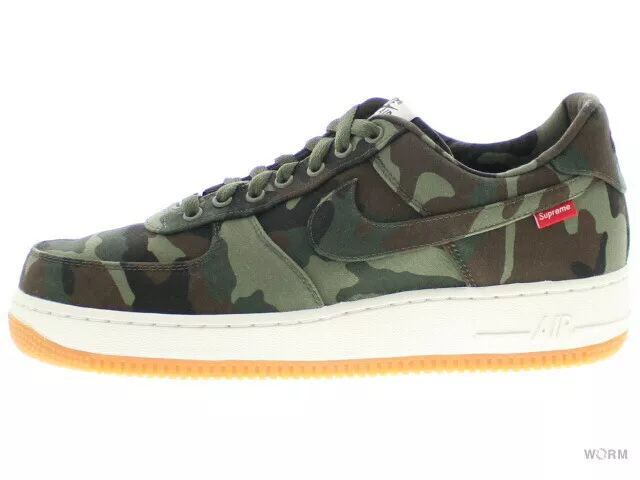【US10] NIKE AIR FORCE 1 LOW PREMIUM 08 NRG « Supreme » 573488 330 【DS]
