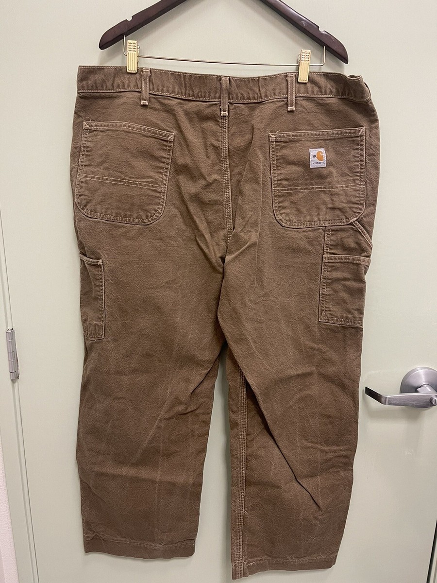 Carhartt Flame Resistant 2112 CAT 2 Mens Sz 40x 32 Original Brown