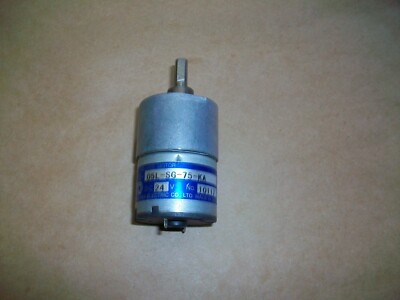 Tsukasa Electric DC Gear Motor TG-05L-SG-75-KA  24vdc NEW
