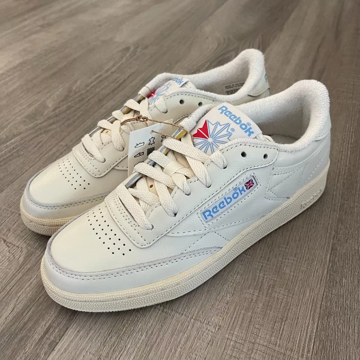 Reebok Club C 85 Vintage Chalk Sky Blue 2022 Women's Fashion Sneaker Tennis  Shoe