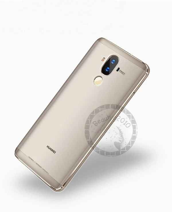 CUSTODIA COVER PER Huawei Mate 9 SLIM TRASPARENTE morbido TPU copertura bordo - Immagine 4 di 4