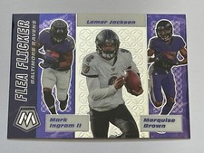 2020 Panini Mosaic Football Flea Flicker #2 - Lamar Jackson - Baltimore Ravens