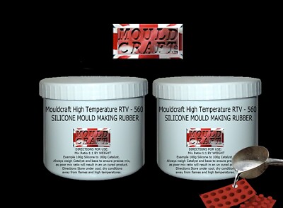 HT-RTV 560 Shore A60 1kg HOCHTEMPERATUR ZINN SILIKON FORMENBAU SET