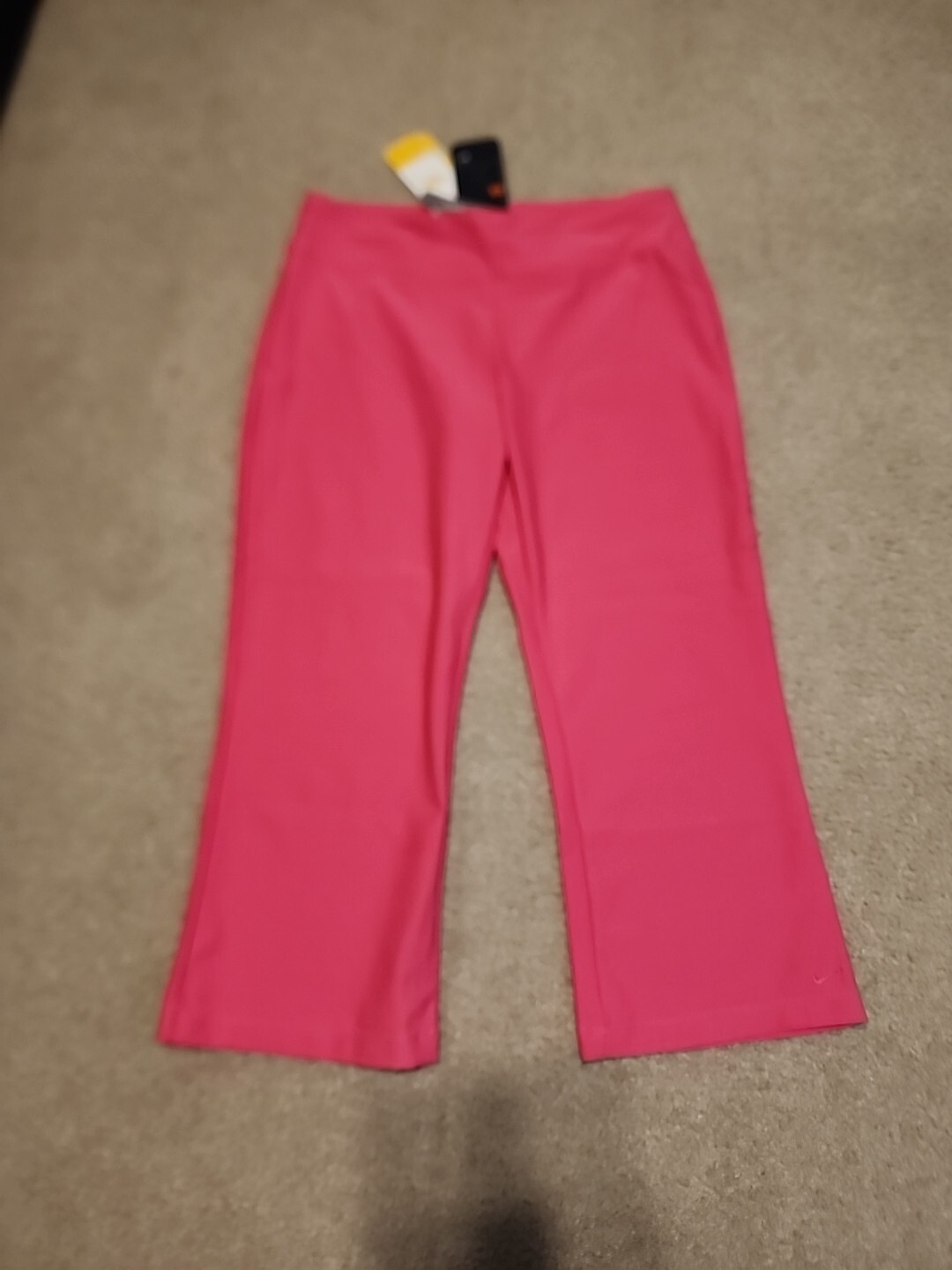 NIKE DriFit Tight Women's Running Crop Pants Pink Size L 1214 eBay