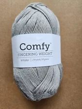 Knit Picks COMFY Fingering weight 1 skein of color WHISKER pima cotton & acrylic