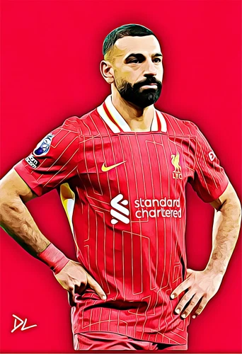 Mohamed Salah "Liverpool" Original Pop Art Print - 13 x 19 Poster