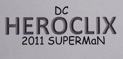 HEROCLIX 2011 SUPERMAN The Bat-Man 046 (Flashpoint, Gotham City)